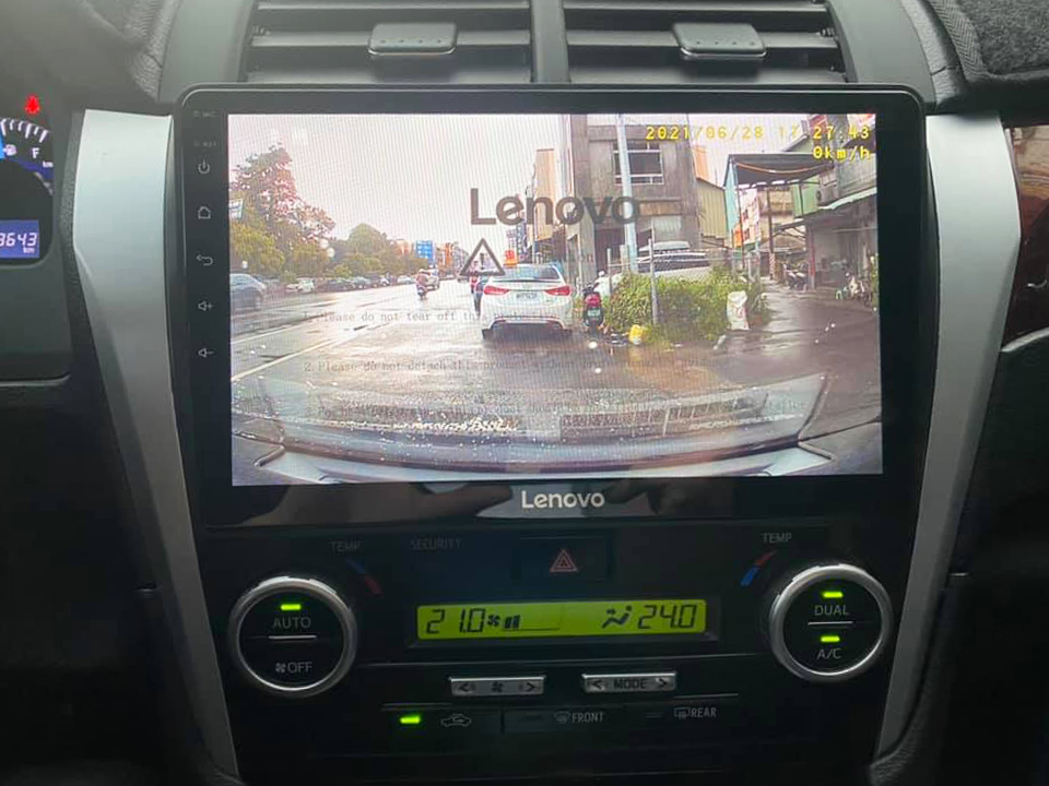 USB行車記錄器-前鏡頭畫面顯示