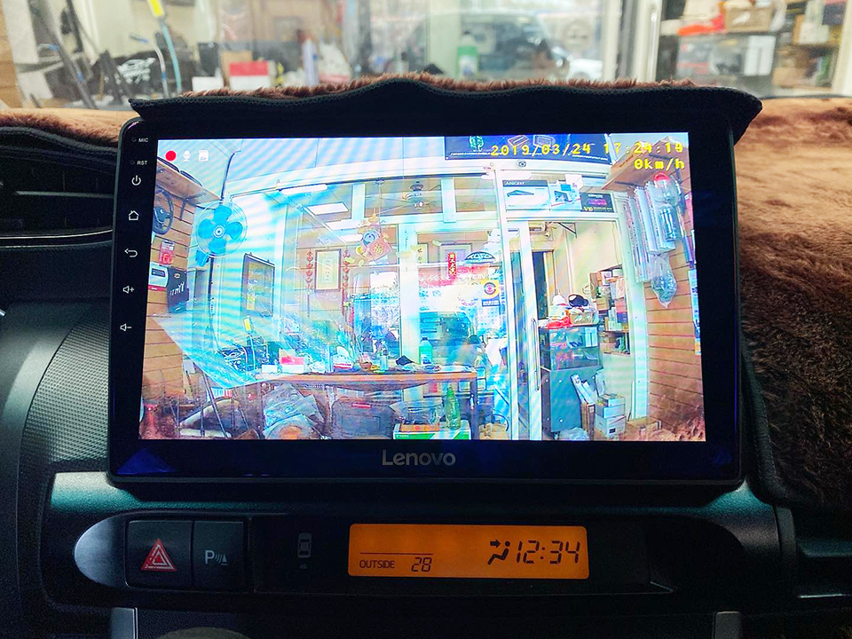 USB行車記錄器-前鏡頭畫面顯示